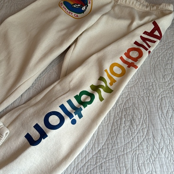 Aviator Nation Mill Valley, CA sweatpants Vintage white Size L - Picture 4 of 16